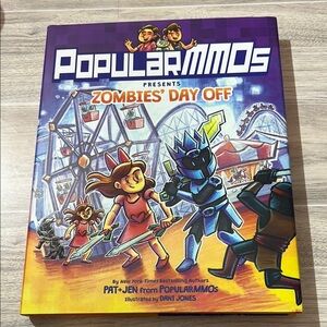 PopularMMOs Presents Zombies' Day Off by Pat + Jen (2020, HC) like new